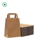Nachhaltige Papiertragetasche für Takeaway & Gastronomie
